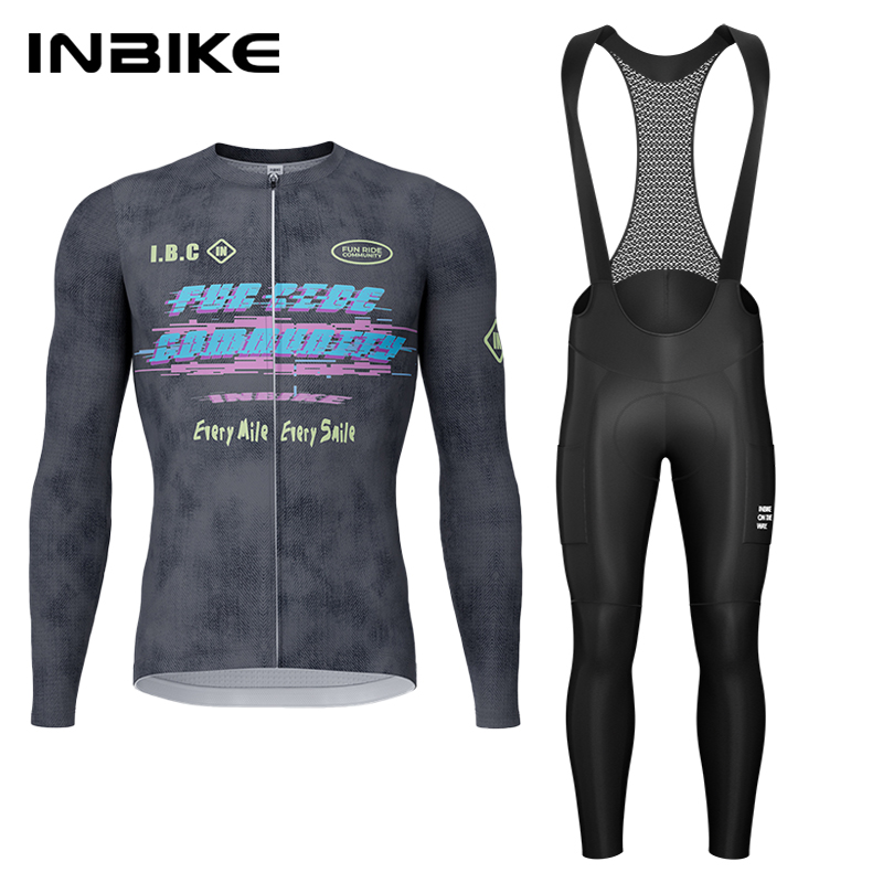 Mountain Biking Pants For Men - INBIKE Lente Herfst Fietsset Wielertrui met
