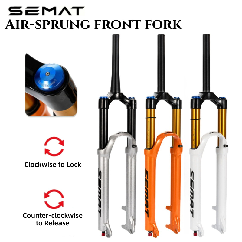 Mountain Biking Jumps - SEMYT 140mm MTB luchtvork, 34mm stanchion,