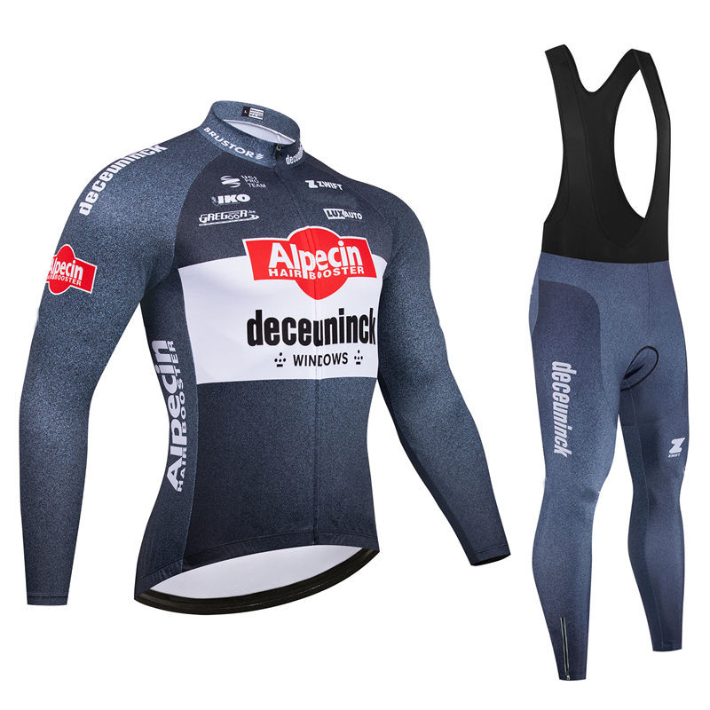 Mountain Biking Pants For Men - Alpecin Team Heren Wielertrui Lange Mouw