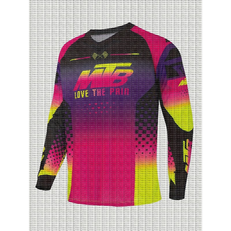 Mountain Biking Underwear - Gradient fluorescerende kleur downhill fietspak met