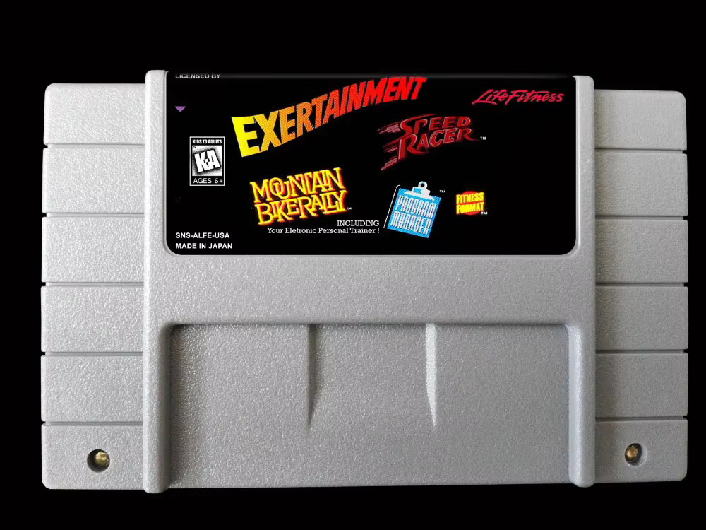 Mountain Biking Game - 16Bit Games ** Exertainment Mountainbike Rally