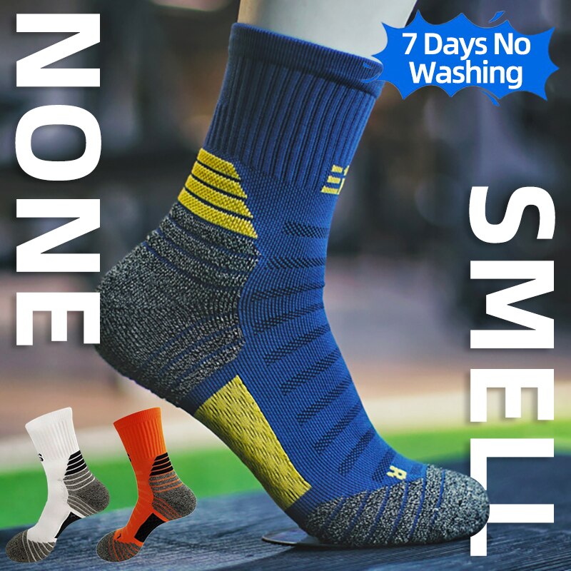Mountain Biking Socks - Deodorant nano koperen sportsokken voor heren