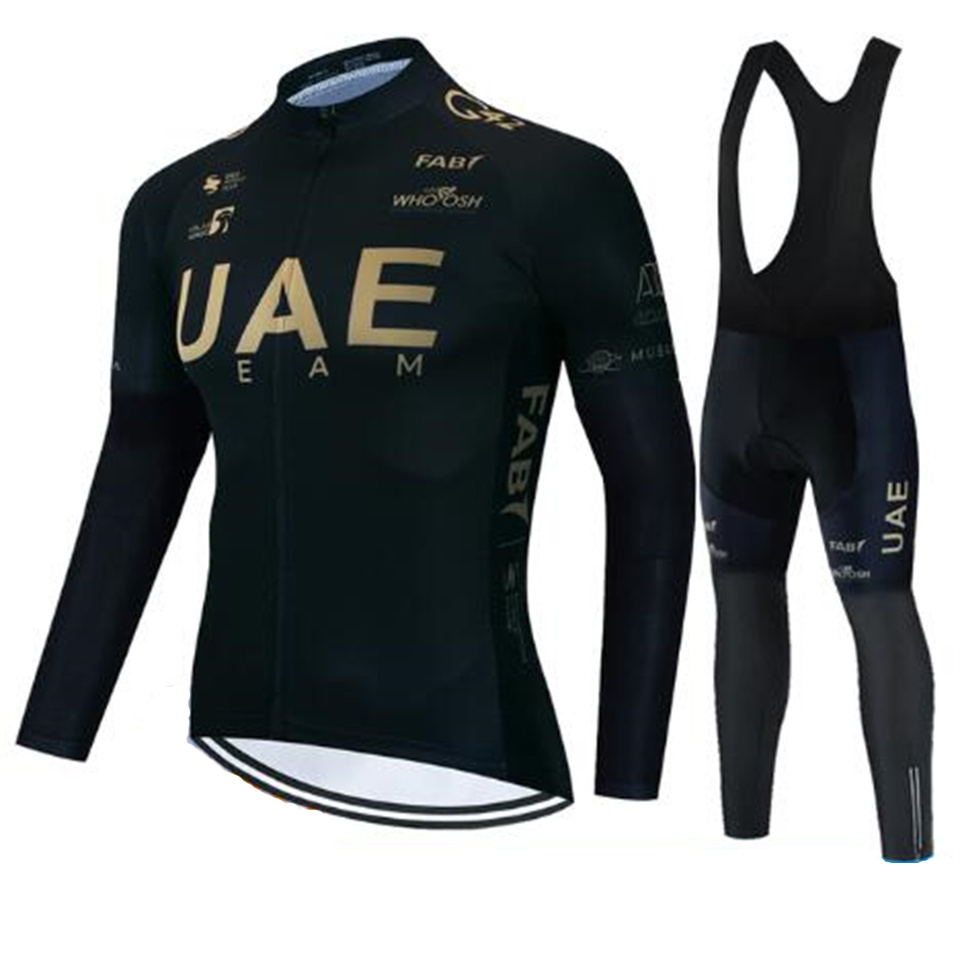 Mountain Biking Pants For Men - Uae Team Herfst Wielertrui Set Fiets