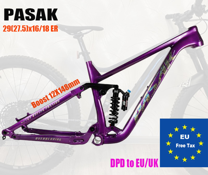 Mountain Biking Jumps - Fiets Soft Tail Frame, ENDURO, Volledige