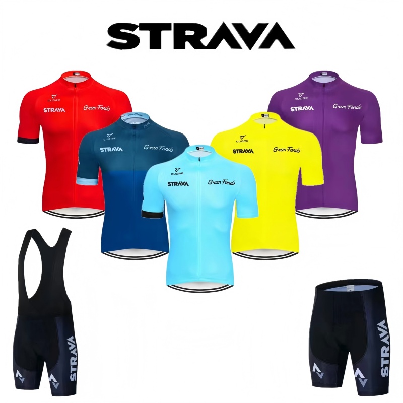Mountain Biking Pants For Men - Strava Fietsjersey Set Zomer Fiets T-Shirt