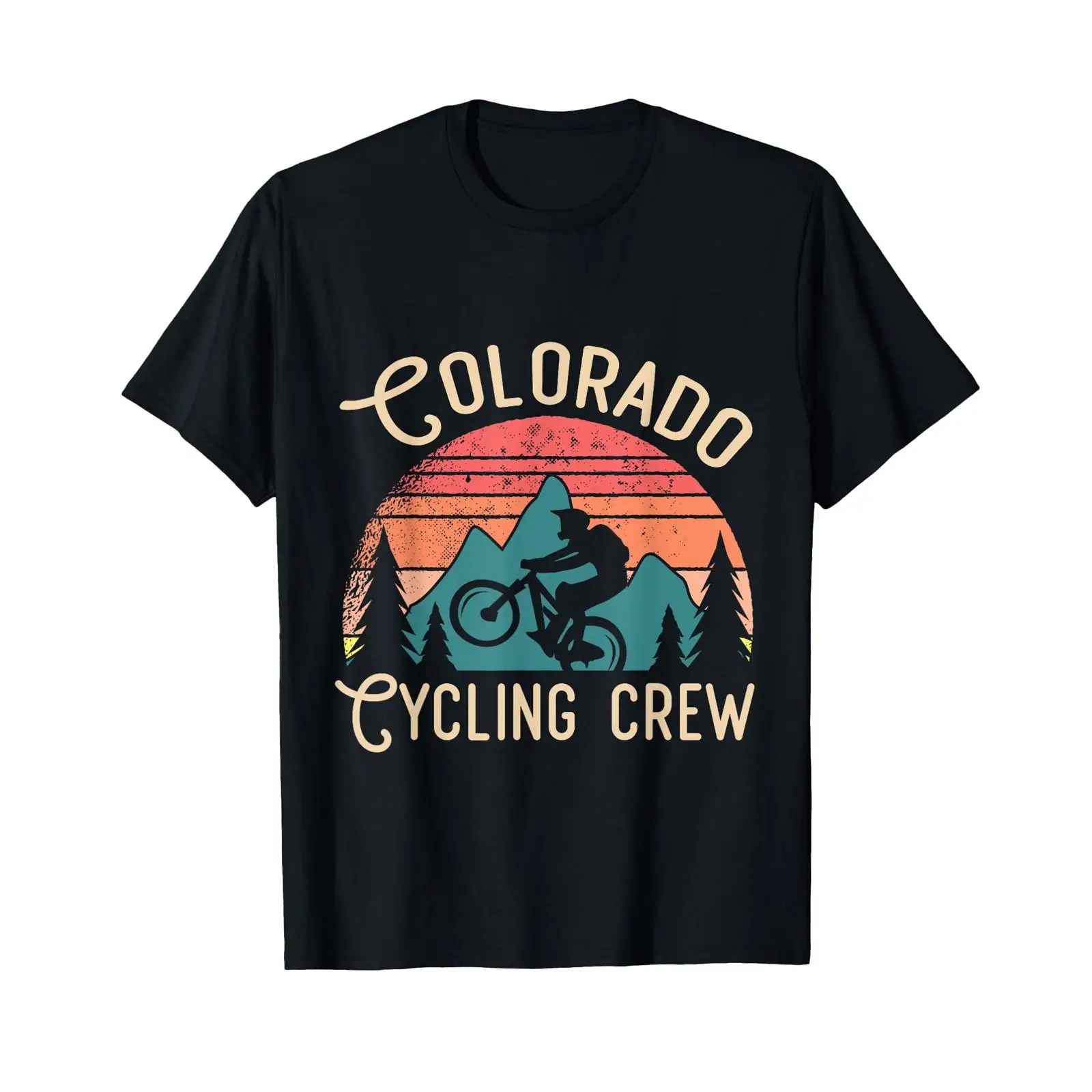 Mountain Biking Colorado - Mountainbike Fietsen Colorado T-shirt vintage gewassen