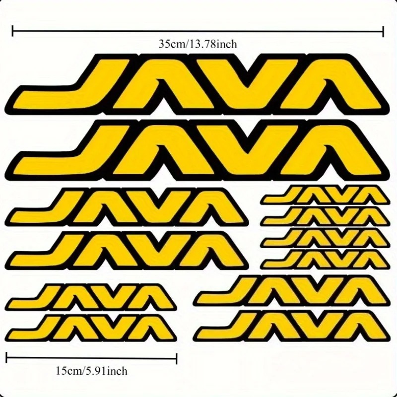 1 set JAVA fietsframe stickers - Mountain Biking Colorado recensie en prijs