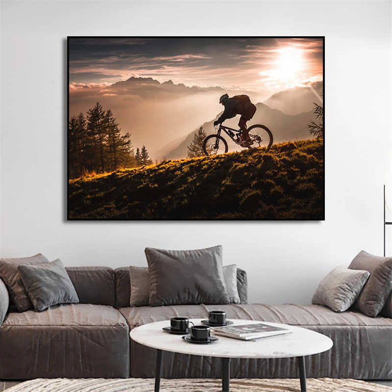 Vintage motorfietsracer mounta - Mountain Biking Jumps recensie en prijs
