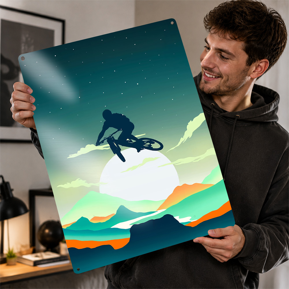 Gepersonaliseerde metalen tinn - Mountain Biking Europe recensie en prijs